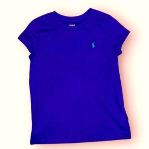 Kid’s polo purple shirt size 6